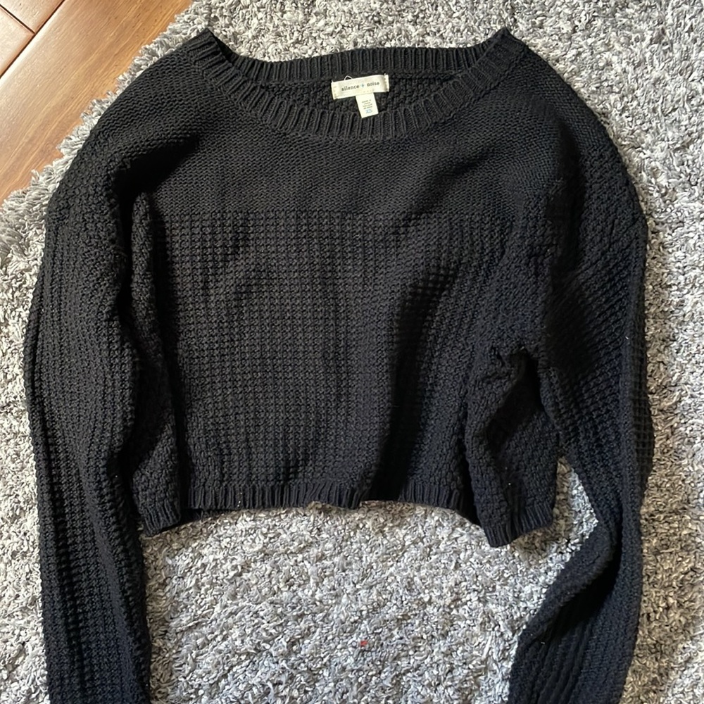 Silence + Noise Cropped Sweater